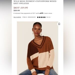 Wild Moss sweater